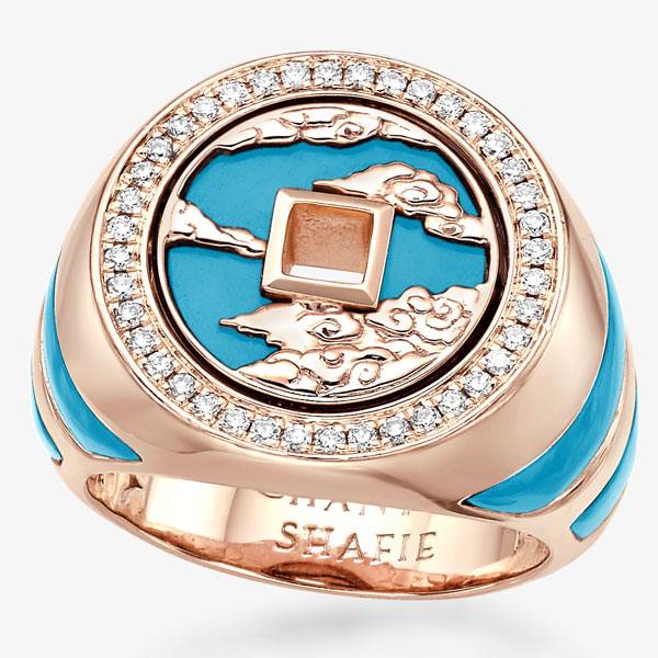 Chantel Shafie dragon ring rose
