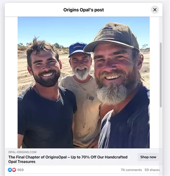 The website and social media of this scammer exhibit many of the typical hallmarks of a ‘ghost store’ scammer, including closing down sales, extreme discounting, and the use of AI-generated imagery and fraudulent backgrounds.