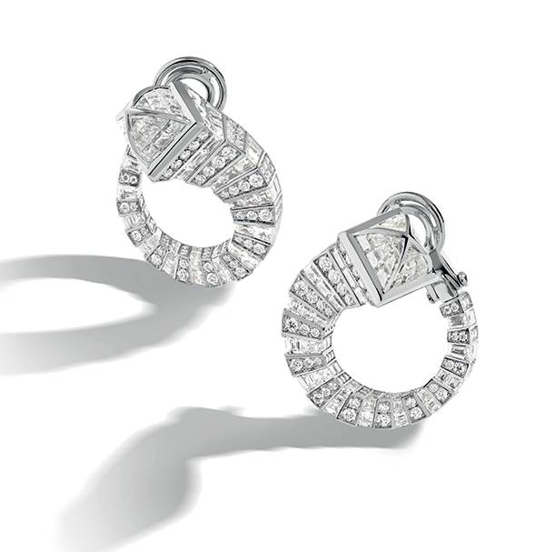 Marli NY Cleo Rev diamond earrings