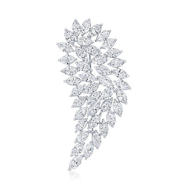 Rahaminov Marquise brooch
