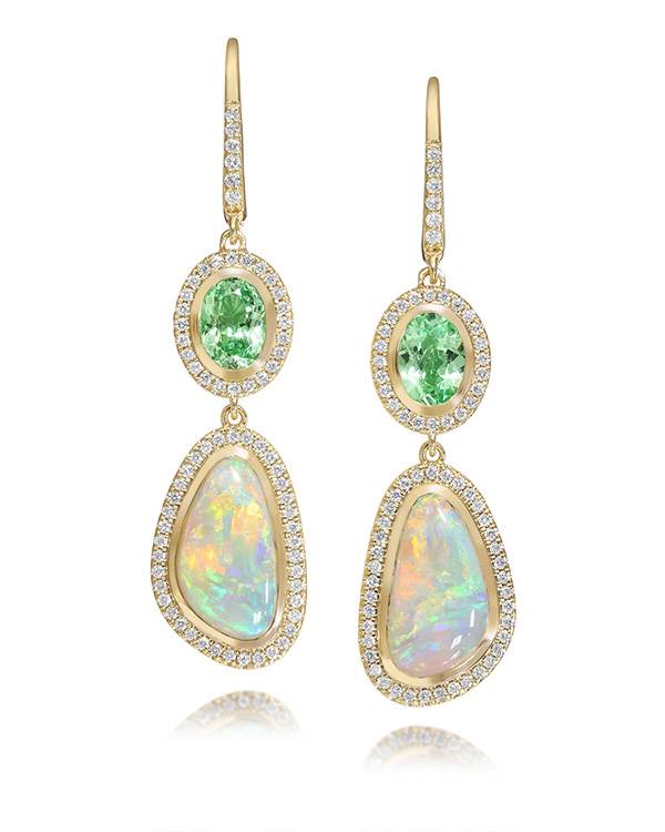 Parle opal earrings