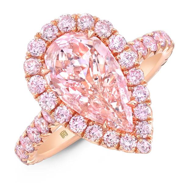 Rahaminov pink diamond ring
