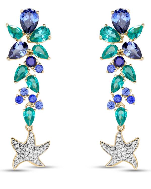 Flaircraft Deep Blue earrings