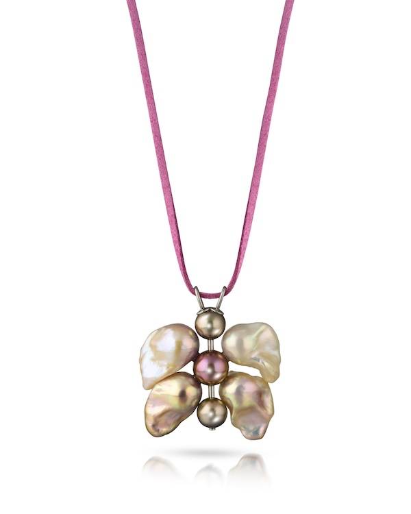 Cora Sheibani Butterfly Pearl Pendant