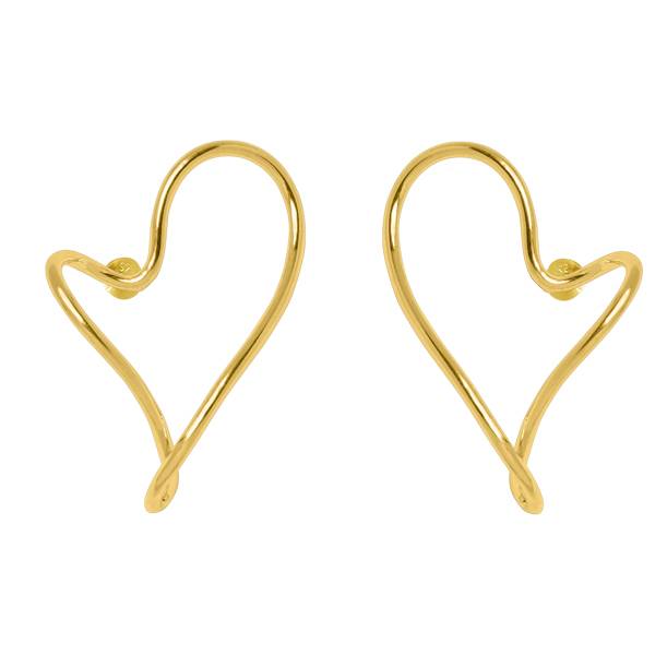 Bar Jewellery Dancing Hearts earrings