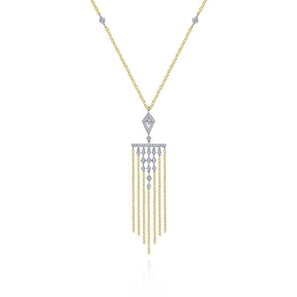 Gabriel and Co fringe necklace