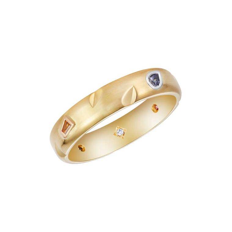 Facet colour diamond ring Hirsh London