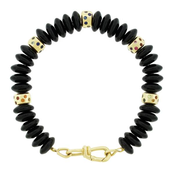 Luis Morais onyx bracelet