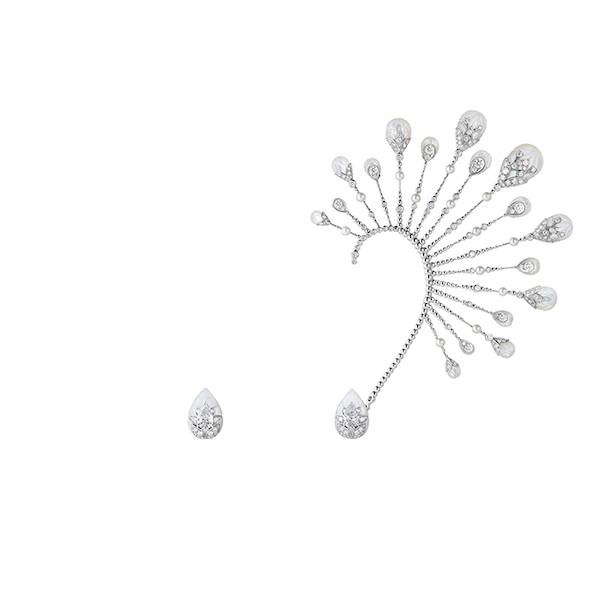 Boucheron New Padma Nacre earring set