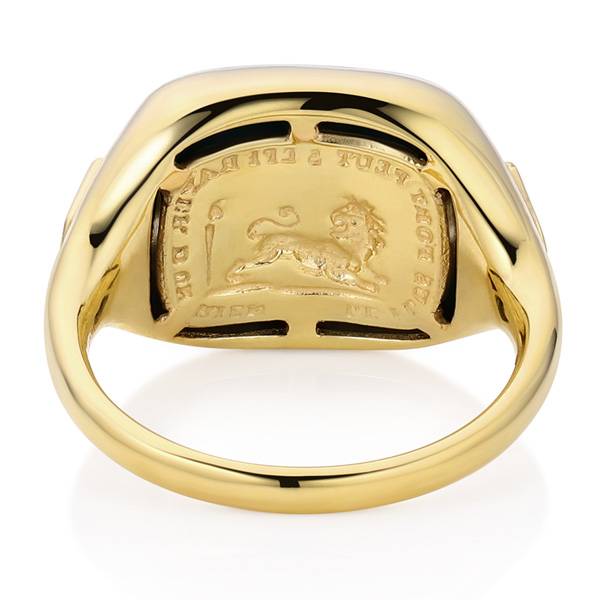 Seal and Scribe Capri under ring