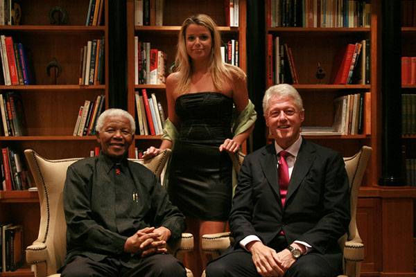 SabineRoemerNelsonMandelaBillClinton