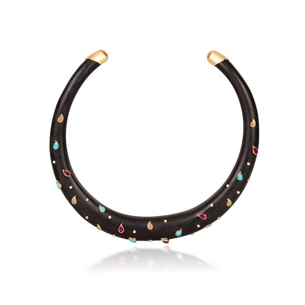Silvia Furmanovich Kashmir collar