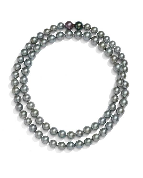 Cora Sheibani Medium Silver Double Pearl Strand