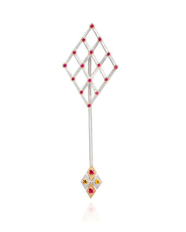 Romany Starrs Harlequin Brooch