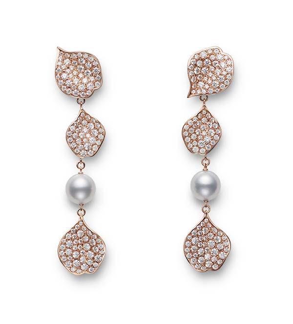 Mikimoto Les Pétales earrings