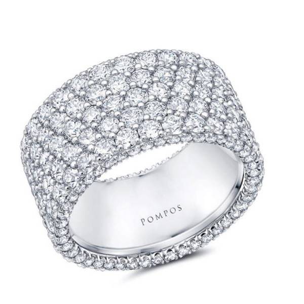 Pompos diamond band