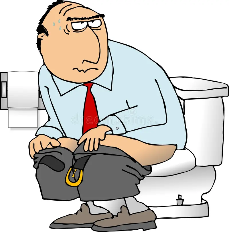 Man on Toilet