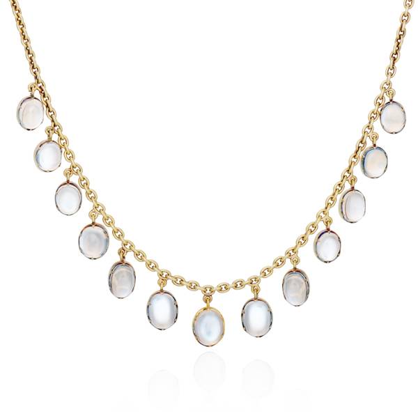Ashley Zhang Victorian moonstone necklace