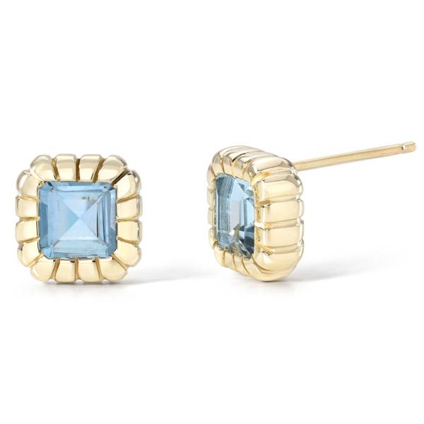 Retrouvai Heirloom aquamarine earringsjpg