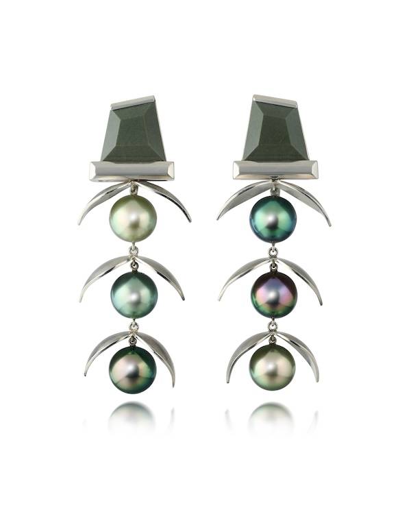 Cora Sheibani Pearl Pot Earrings