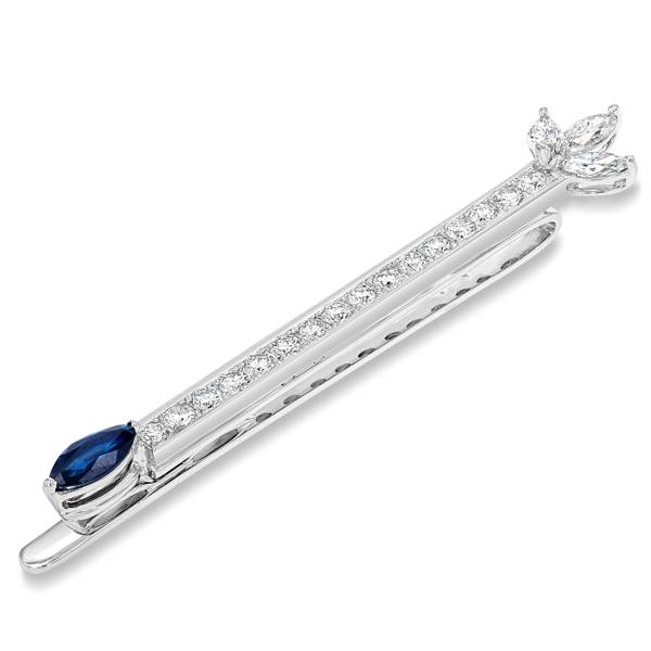 La Graine sapphire hair pin