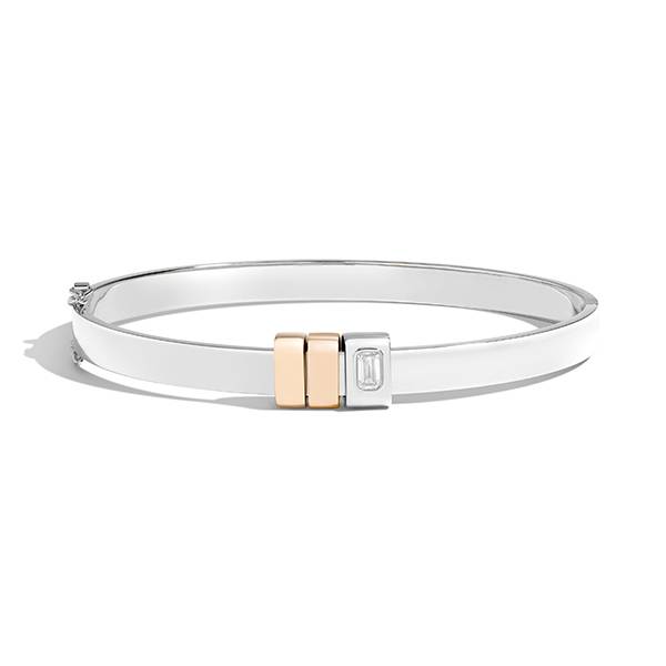 Shahla Wrap Bracelet Platinum Yellow gold