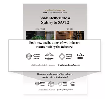 Jewellers Co. has previously been a prominent backer of, and exhibitor at, the Jewellery Industry Fair; however, it was not listed at last month