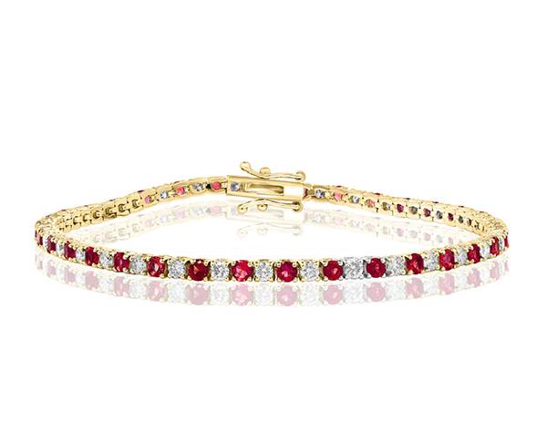 Brown Co. ruby bracelet