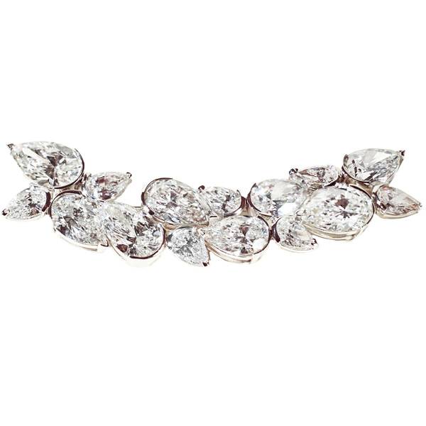 Or and Elle platinum earrings