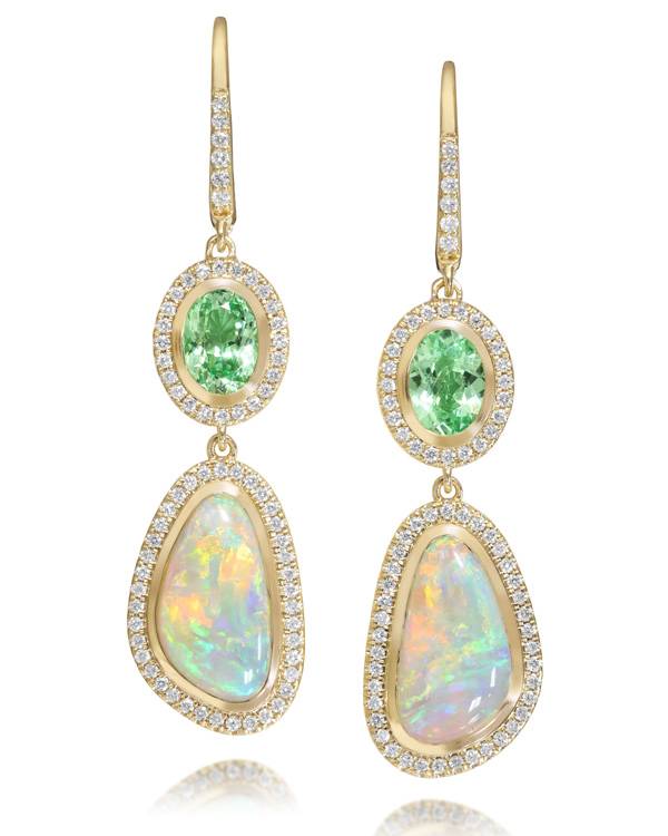 Parle opal earrings