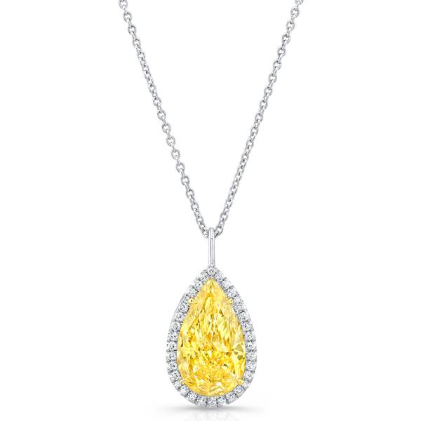 Rahaminov yellow diamond pendant