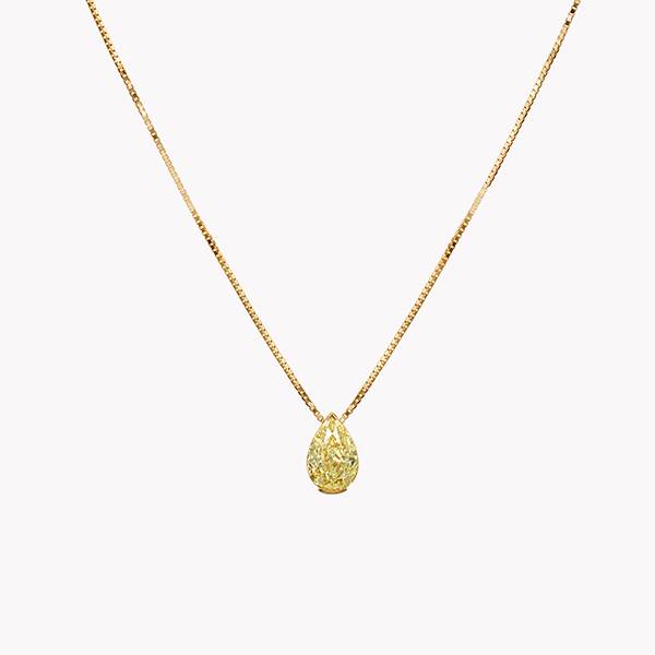 Material Good Muse yellow diamond necklace