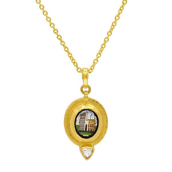 Gurhan micromosaic pendant