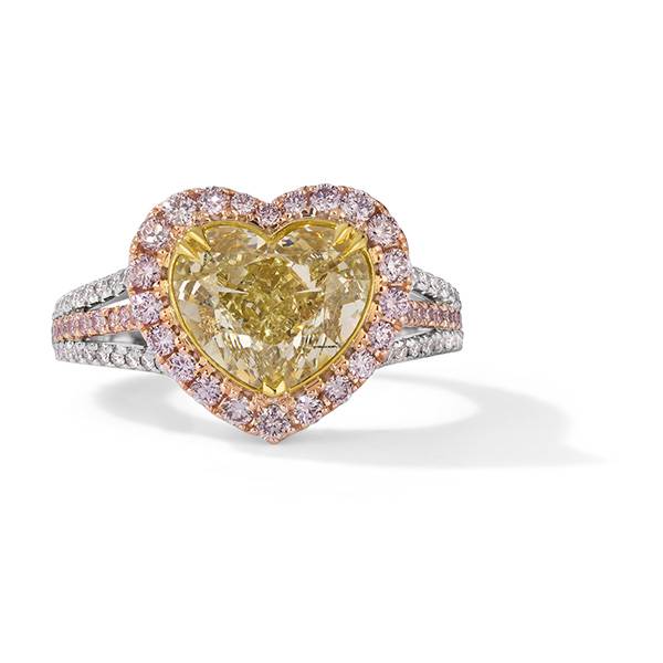 Le Vian Couture yellow diamond heart ring
