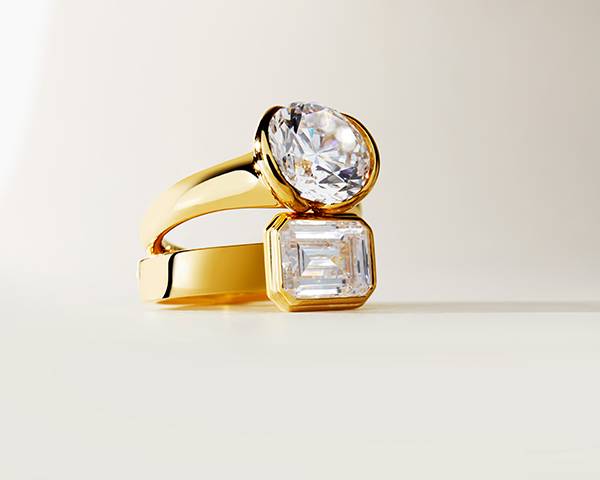 Sylvie Shell Auranova rings