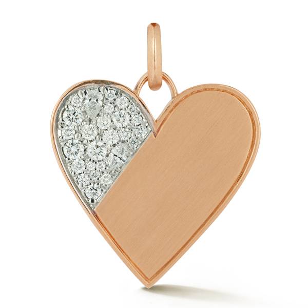 Jade Trau heart charm