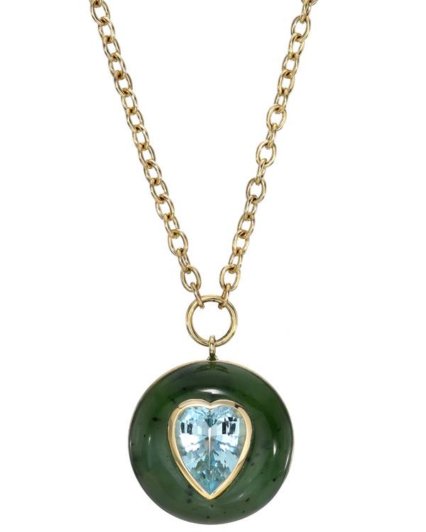 Retrouvai jade aqua pendantjpg