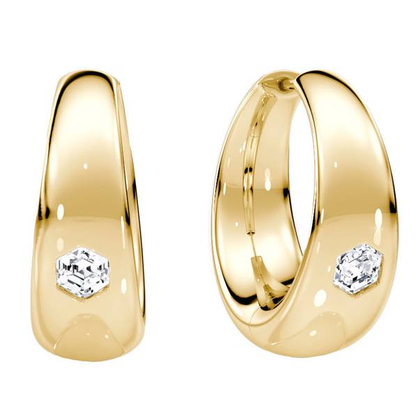 Vrai Dome hoop earrings