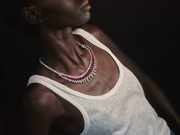 Isabel Delgado ruby necklace
