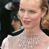 Eva Herzegova wearing Chopard