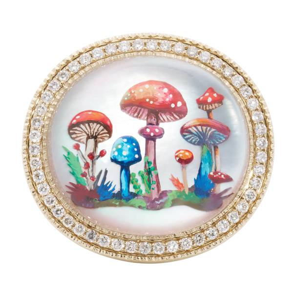 Jacquie Aiche mushroom garden ring