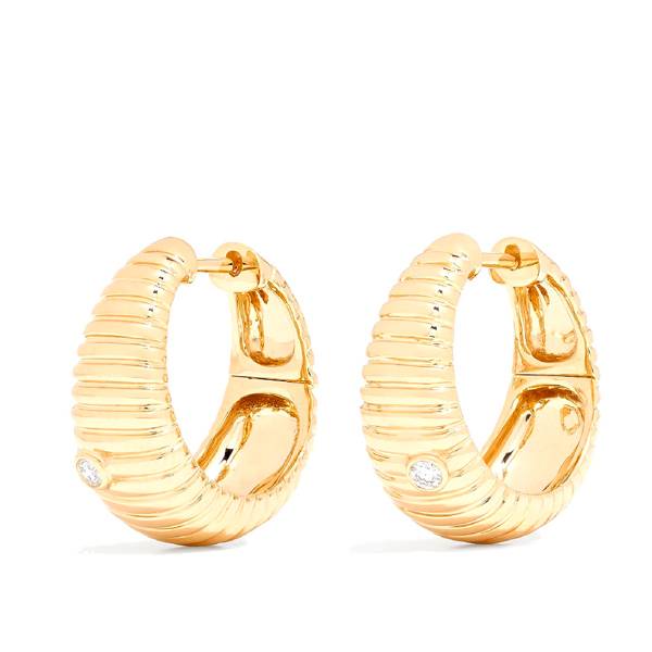 Yvonne Leon Paire de Creoles earrings