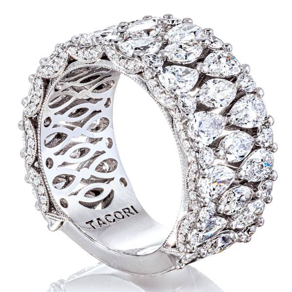 Tacori geometric wedding band