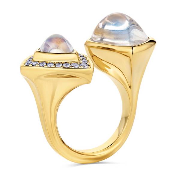Svetlana Lazar Wells of Wisdom moonstone ring