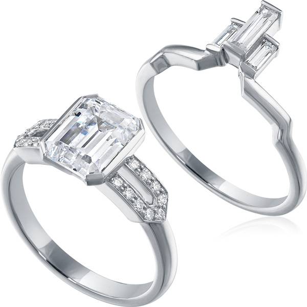 Julie Lamb Empire wedding set