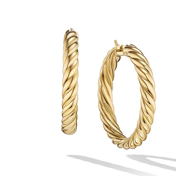David Yurman Sculpted Cable earrings