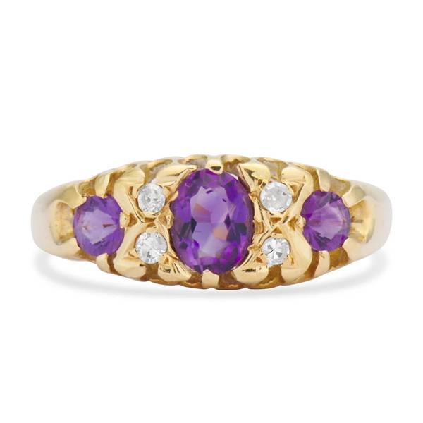 Ashley Zhang amethyst ring