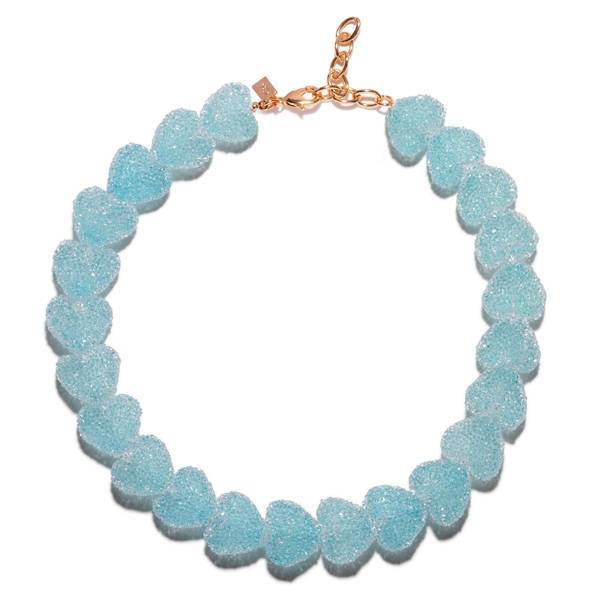 Crystal Haze Jelly Heart necklace