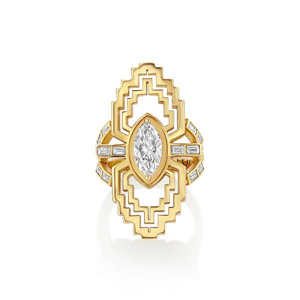 LOF Bling Maze ring