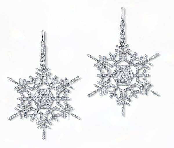 Martin Katz Snowflake Earrings